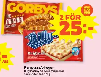 Stora Coop Pan pizza/piroger erbjuda