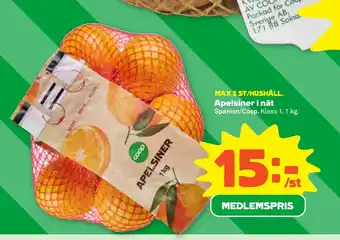 Stora Coop Apelsiner i nät erbjuda