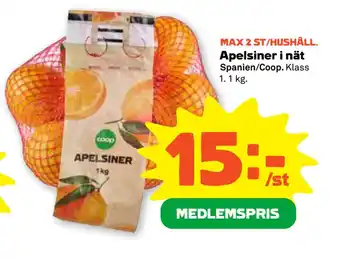 Stora Coop Apelsiner i nät erbjuda