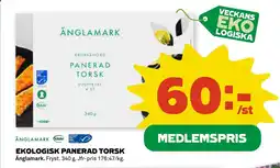 Coop EKOLOGISK PANERAD TORSK erbjuda