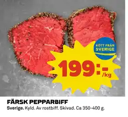 Coop FÄRSK PEPPARBIFF erbjuda