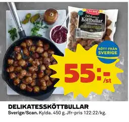 Coop DELIKATESSKÖTTBULLAR erbjuda