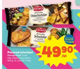 Stora Coop Panerad schnitzel erbjuda