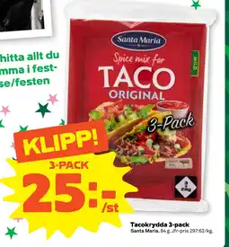 Stora Coop Tacokrydda 3-pack erbjuda