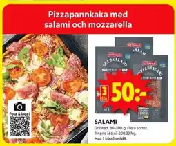 ICA Kvantum GRILSTAD Salami erbjuda