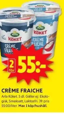 ICA Kvantum ARLA Crème fraiche erbjuda