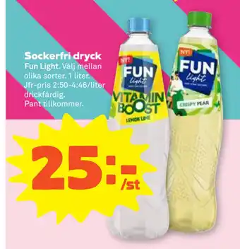 Stora Coop Sockerfri dryck erbjuda