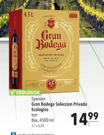 Citti Gran Bodega Seleccion Privada Ecologico erbjuda