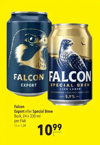 Citti Falcon Export eller Special Brew erbjuda