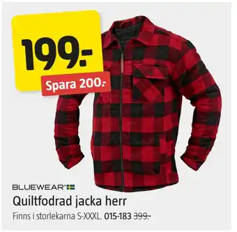 Jula Quiltfodrad jacka herr erbjuda