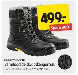 Jula Varmfodrade skyddskängor S3L erbjuda