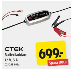 Jula Batteriladdare 12 V, 5 A erbjuda