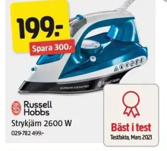 Jula Russell Hobbs Strykjärn 2600 W erbjuda