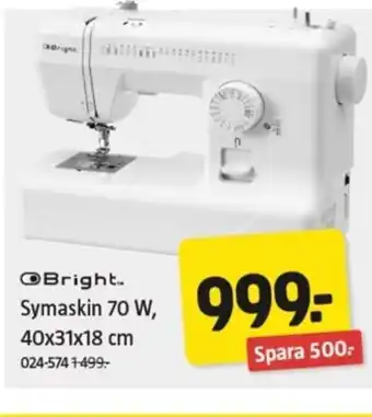 Jula Bright Symaskin 70 W, erbjuda