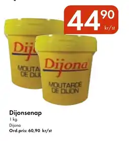 Snabbgross Dijonsenap erbjuda