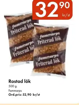 Snabbgross Rostad lök erbjuda