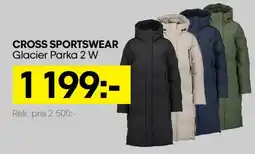 Stadium Outlet Cross sportswear glacier parka 2 w erbjuda