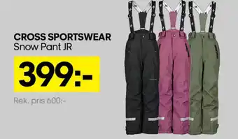 Stadium Outlet Cross sportswear snow pant jr erbjuda