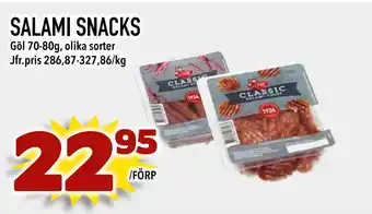 MatArket SALAMI SNACKS erbjuda