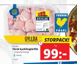 Lidl Färsk kycklinglårfilé erbjuda