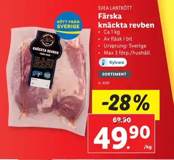 Lidl Färska knäckta revben erbjuda