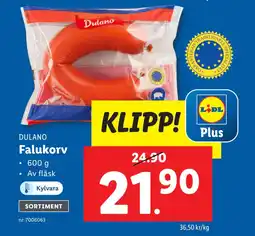 Lidl Falukorv erbjuda