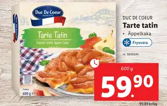 Lidl Tarte tatin erbjuda