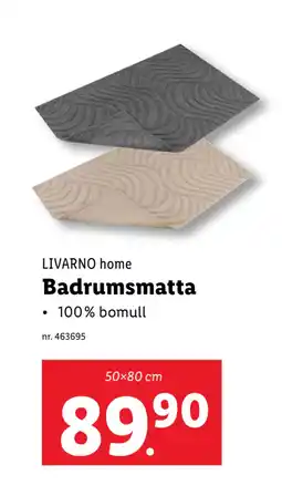Lidl Badrumsmatta erbjuda