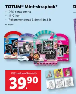 Lidl TOTUM Mini-skrapbok erbjuda