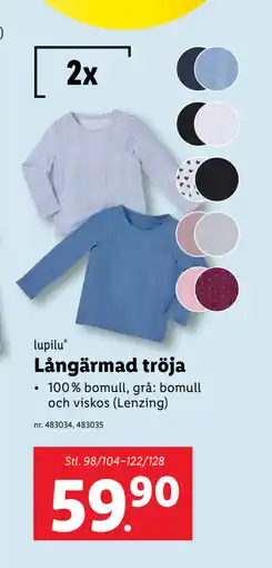 Lidl Långärmad tröja erbjuda