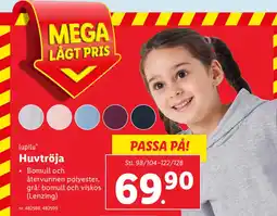 Lidl Huvtröja erbjuda