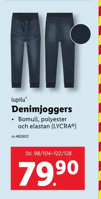 Lidl Denimjoggers erbjuda