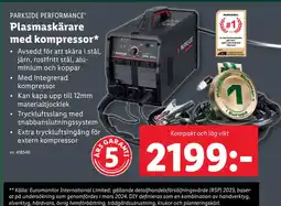 Lidl Plasmaskärare med kompressor erbjuda