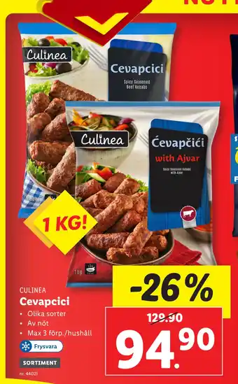 Lidl Cevapcici erbjuda