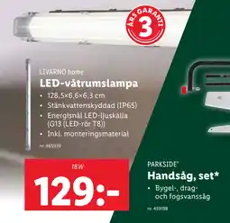 Lidl LED-våtrumslampa erbjuda