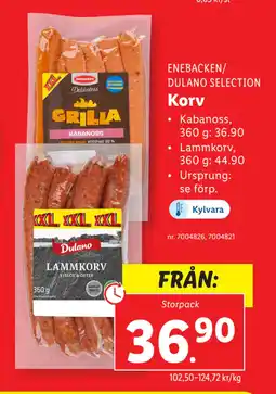 Lidl Korv erbjuda