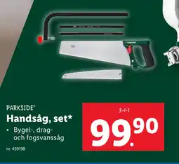 Lidl Handsåg, set erbjuda