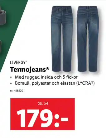 Lidl Termojeans erbjuda