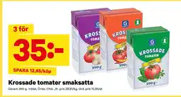 City Gross Krossade tomater smaksatta erbjuda