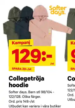 City Gross Collegetröja hoodie erbjuda