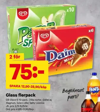 City Gross Glass flerpack erbjuda