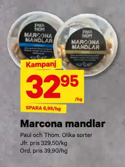 City Gross Marcona mandlar erbjuda