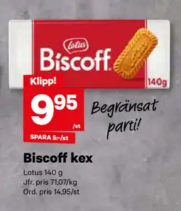 City Gross Biscoff kex erbjuda