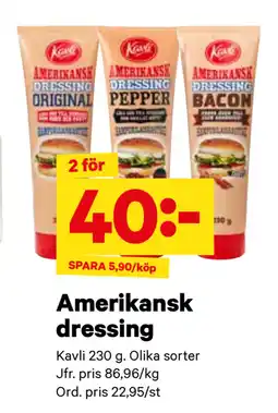 City Gross Amerikansk dressing erbjuda