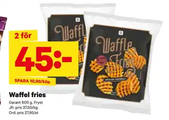 City Gross Waffel fries erbjuda