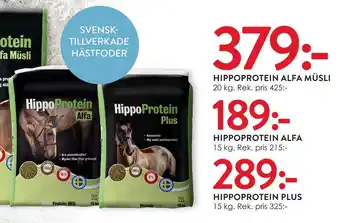 Djur & Natur HIPPOPROTEIN ALFA erbjuda