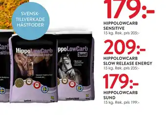 Djur & Natur HIPPOLOWCARB SLOW RELEASE ENERGY erbjuda