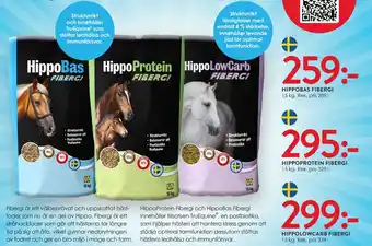 Djur & Natur HIPPOLOWCARB FIBERGI erbjuda