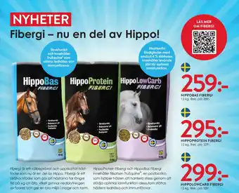 Djur & Natur HIPPOBAS FIBERGI erbjuda