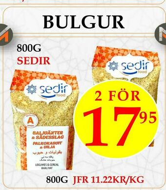 Matmixen Bulgur erbjuda